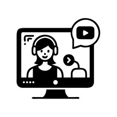 Online Tutorial or Webinar with a Virtual Instructor and Video Playback