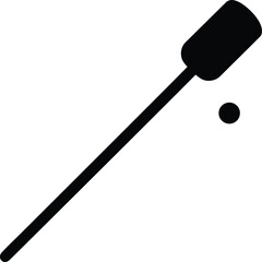  dipstick silhouette on white background