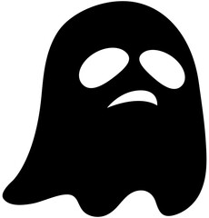Halloween Ghost icon, character, emoji, emoticon