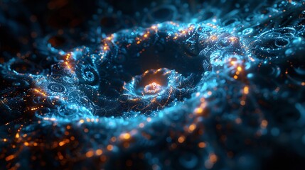 Obraz premium question A symbolic representation of a closed loop with an unanswered