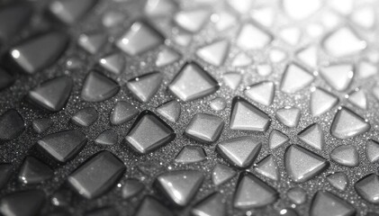 Subtle repeating diamond motif, monochromatic grayscale, art, background