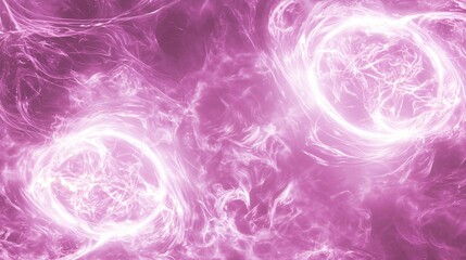 Obraz premium Soft pink background adorned with elegant white swirls creating a serene and calming visual experience for relaxation