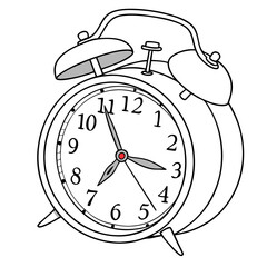 alarm clock vector illustration