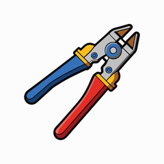 Obraz premium Manual Wire Stripper White background