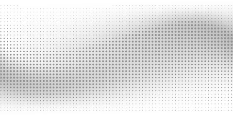 Abstract white and gray color background with halftone effect, dot pattern. Vector eps10
