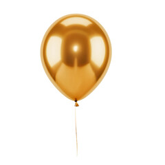 Helium balloon isolated on transparent background