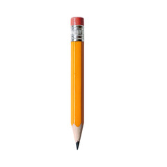 Pencil isolated on transparent background