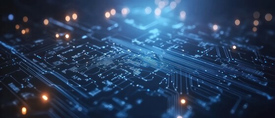Obraz premium Abstract circuit board background