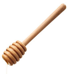 Honey dropper isolated on transparent background