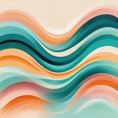 abstract colorful wave