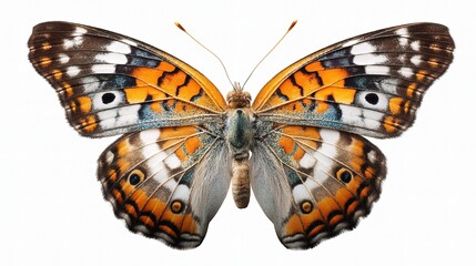Fototapeta premium Colorful Butterfly with Intricate Pattern and Vibrant Colors