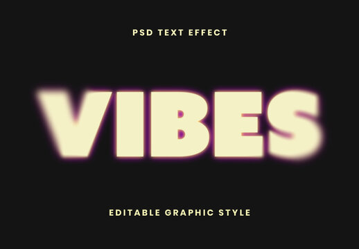 Beige Dissolving Font Blur Text Effect