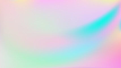 Light pink blue gradient iridescent background. Rainbow colored