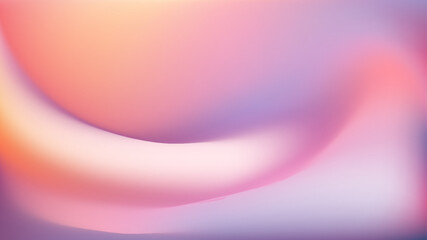 Light pink yellow gradient iridescent background. Rainbow colored