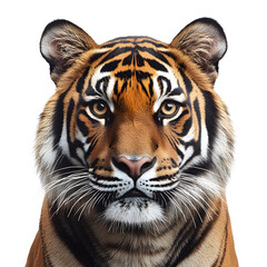 Obraz premium Tiger looking camera ,Tiger bengal action,Dangerous animal,Big hunter animal in the forest and isolated