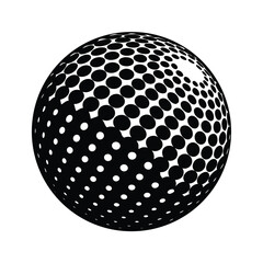 golf ball vector