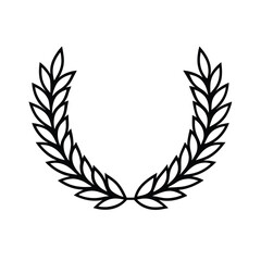 golden laurel wreath