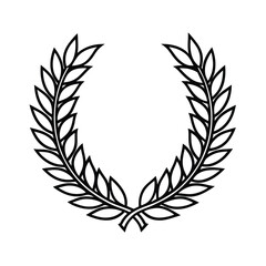 laurel wreath vector