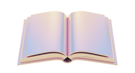 Isolated Open Book With Holographic Pages