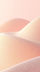 Abstract Peach and Pink Sand Dunes Landscape
