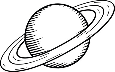 saturn vector illustration