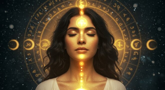 Radiant Vision Foresight Spiritual Awakening - Inner peace, spiritual enlightenment, cosmic connection, intuitive power, future foresight