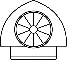 Obraz premium wheel of the car
