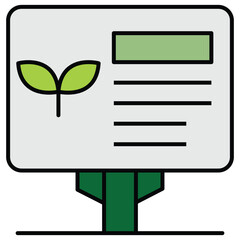 Green City Icon Vector Design