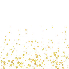 Magic stars vector overlay.  Gold stars scattered