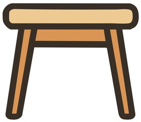 wooden table
