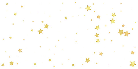 Magic stars vector overlay.  Gold stars scattered