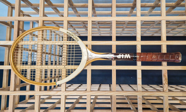 Racket WIP Panetta Autograph, 1972. Custom made tennis racket for Adriano Panetta.