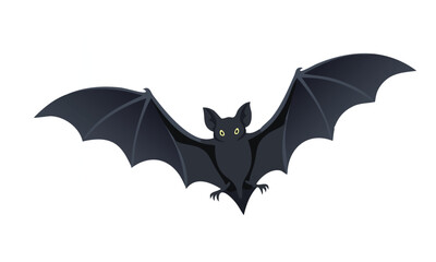 Fototapeta premium Flying Halloween Bat Vector Graphic
