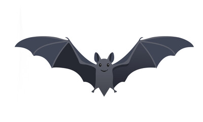 Cute Spooky Eyes Bat Vector