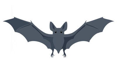 Cute Bat Pair Vector Graphic