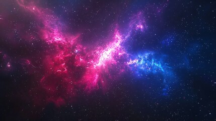 Fototapeta premium Enchanting nebula with bright stars creating a dreamlike cosmic scene filled with celestial wonders and vibrant colors
