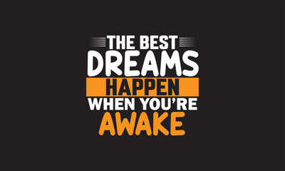 Motivational Typography T-Shirt Design