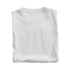 Blank White TShirt Mockup Perfect for Clothing Design Presentations Cut Out Transparent Png