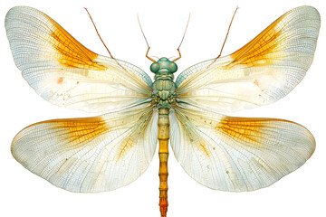 Female of Trypocopris vernalis isolated on white background.
