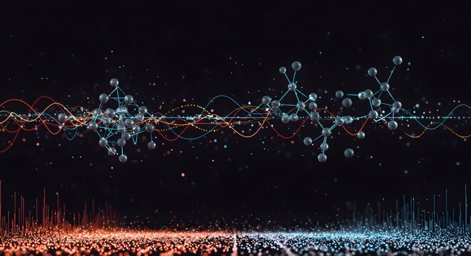 Quantum simulation of molecular interactions and tunneling
