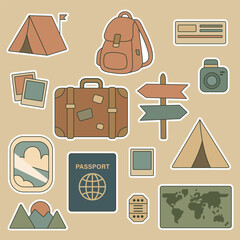 Cozy Travel Sticker Pack