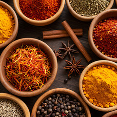 Fototapeta premium spices and herbs