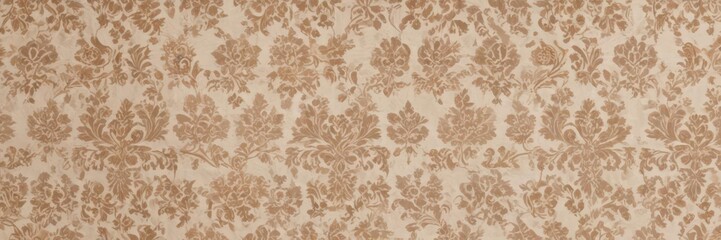 Subtle beige and brown damask, classic elegant seamless wallpaper texture ,  surface,  room,  wallcovering