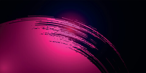 Dots halftone pink and black color pattern gradient grunge texture background. Dots pop art comics sport style vector illustration.