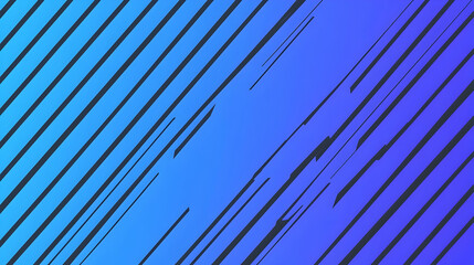 Fototapeta premium Abstract blue diagonal lines background; dynamic motion design for website or app