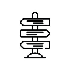 Pointers Icon vector stock illustration