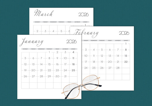 2026 Calendar Template Layout