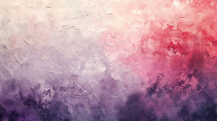Fototapeta premium Abstract gradient background painting texture with pink and purple hues artistic canvas surface showing brush strokes hand painted blending light and dark shades modern art