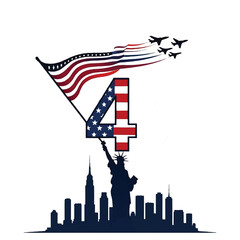 USA 4th of July Independence Day vector illustrations with red white and blue patriotic designs, flag icons, liberty bells, and celebration elements ideal for banners, ads, and web graphics.