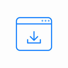 download interface icon sign vector